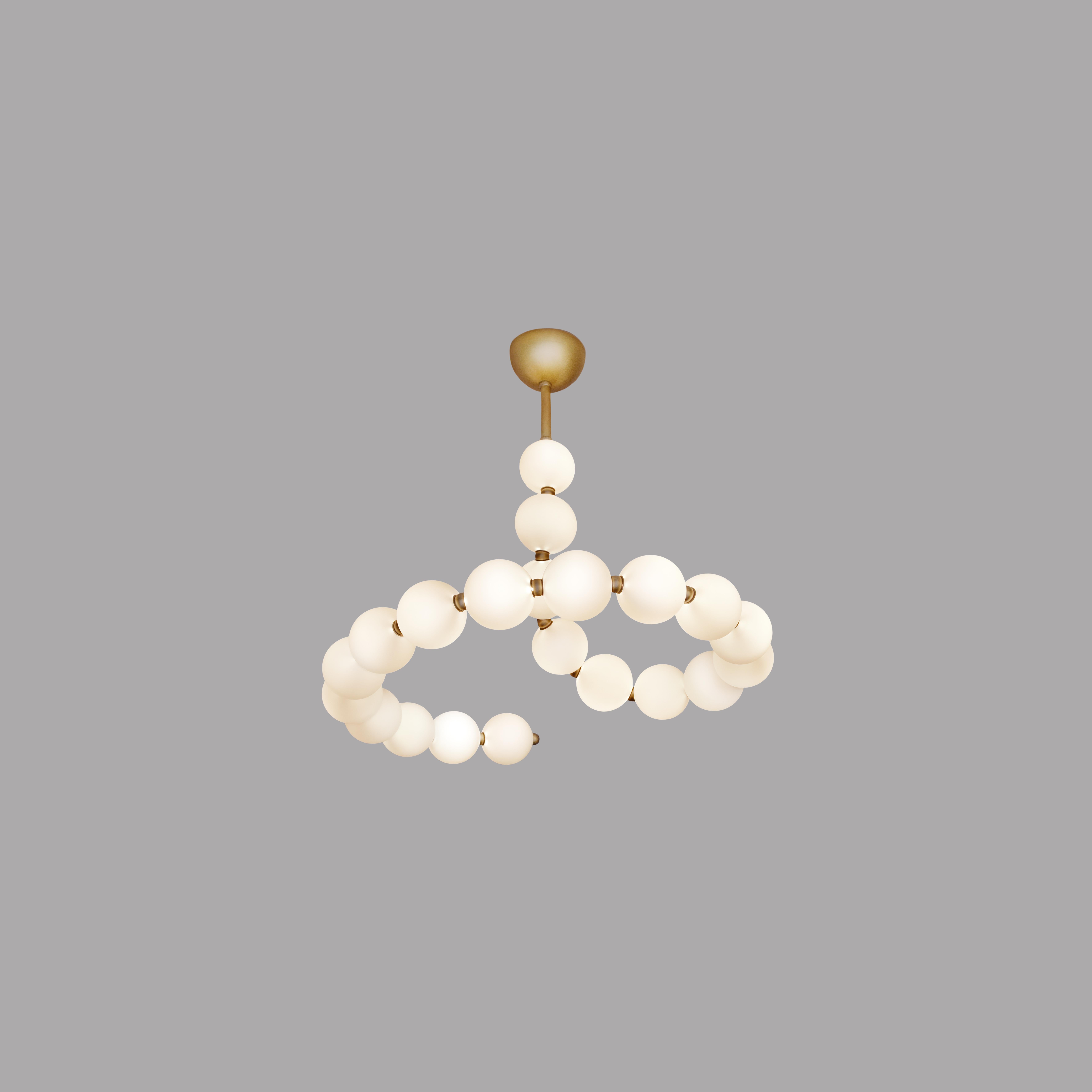 Simple De Perles Chandelier by Ludovic Clément D’armont In New Condition For Sale In Geneve, CH