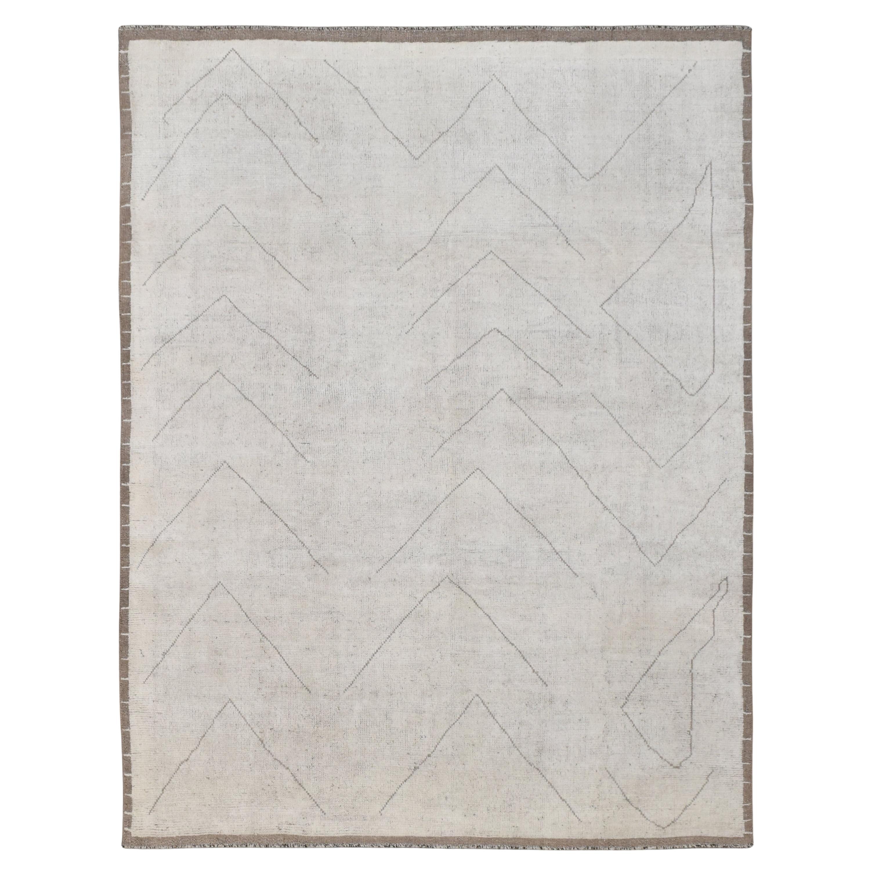 Marokkanischer einfacher Deko-Wollteppich 8'2''x10'6''