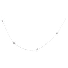 Simple Diamond-by-the-Yard Necklace Pendant