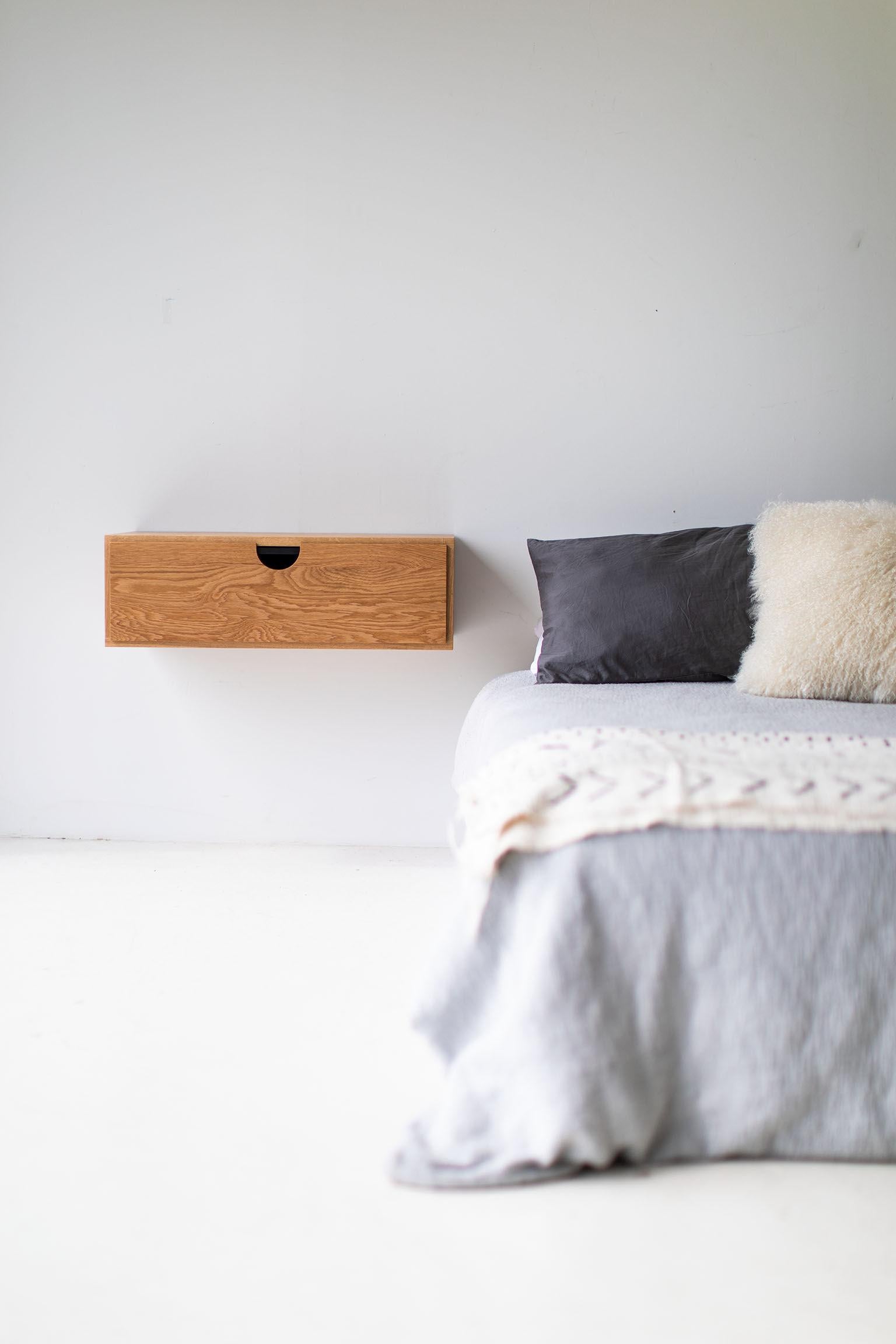 Simple Floating Nightstand For Sale 1