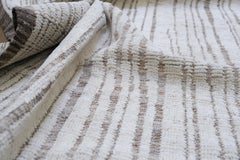 Simple Minimal Linear Design Wool Rug 9'4''x11'7''