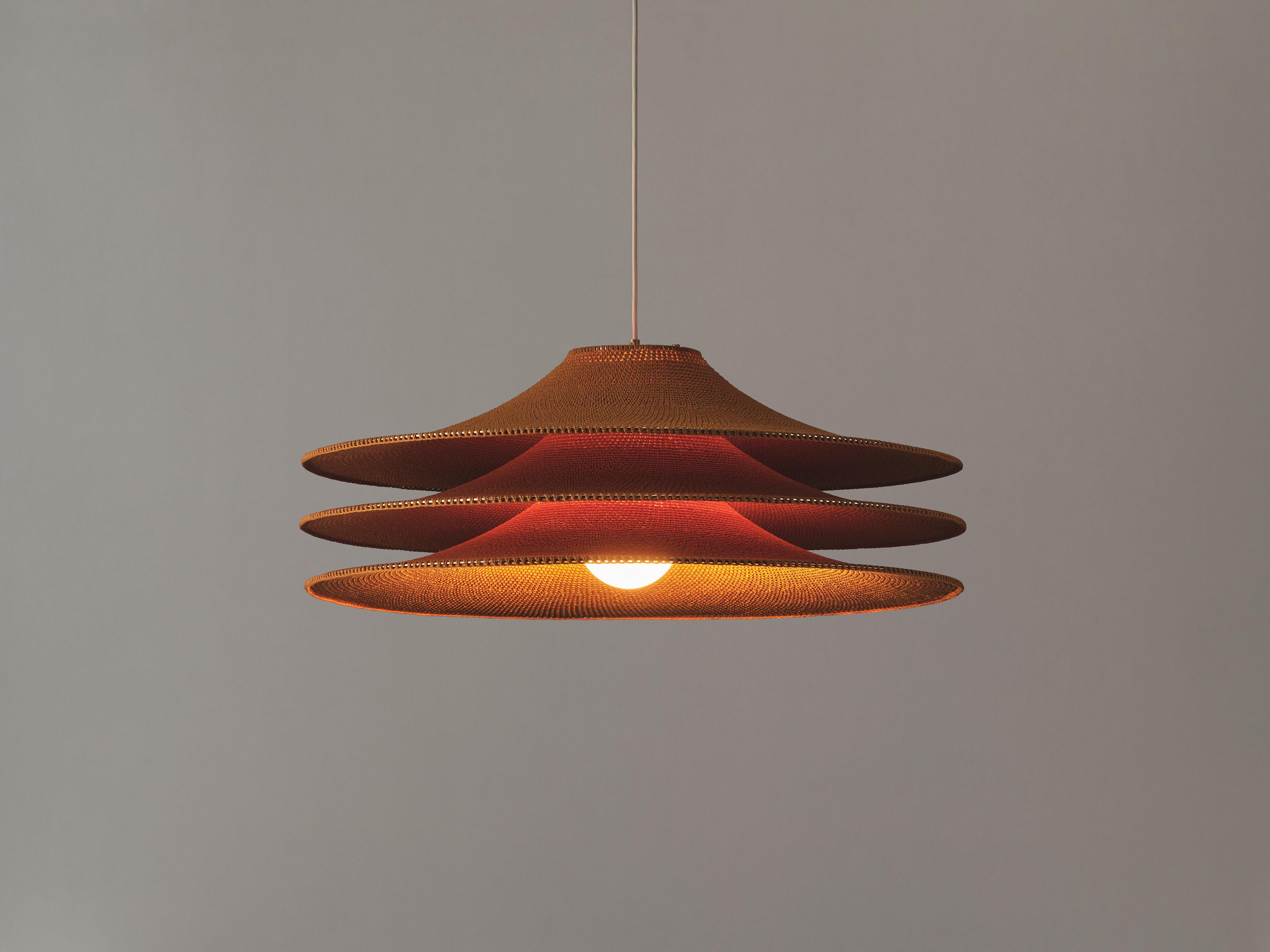 Britannico Ciondolo con paralume semplice 03 realizzato a mano, Ø60cm/23,6in in vendita