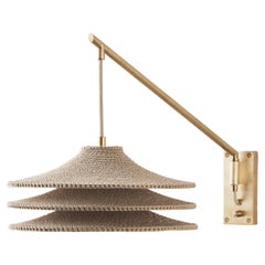 Simple Shade 03 Short Wall Light, Ø30cm/11.8in, Hand Crocheted Egyptian Cotton