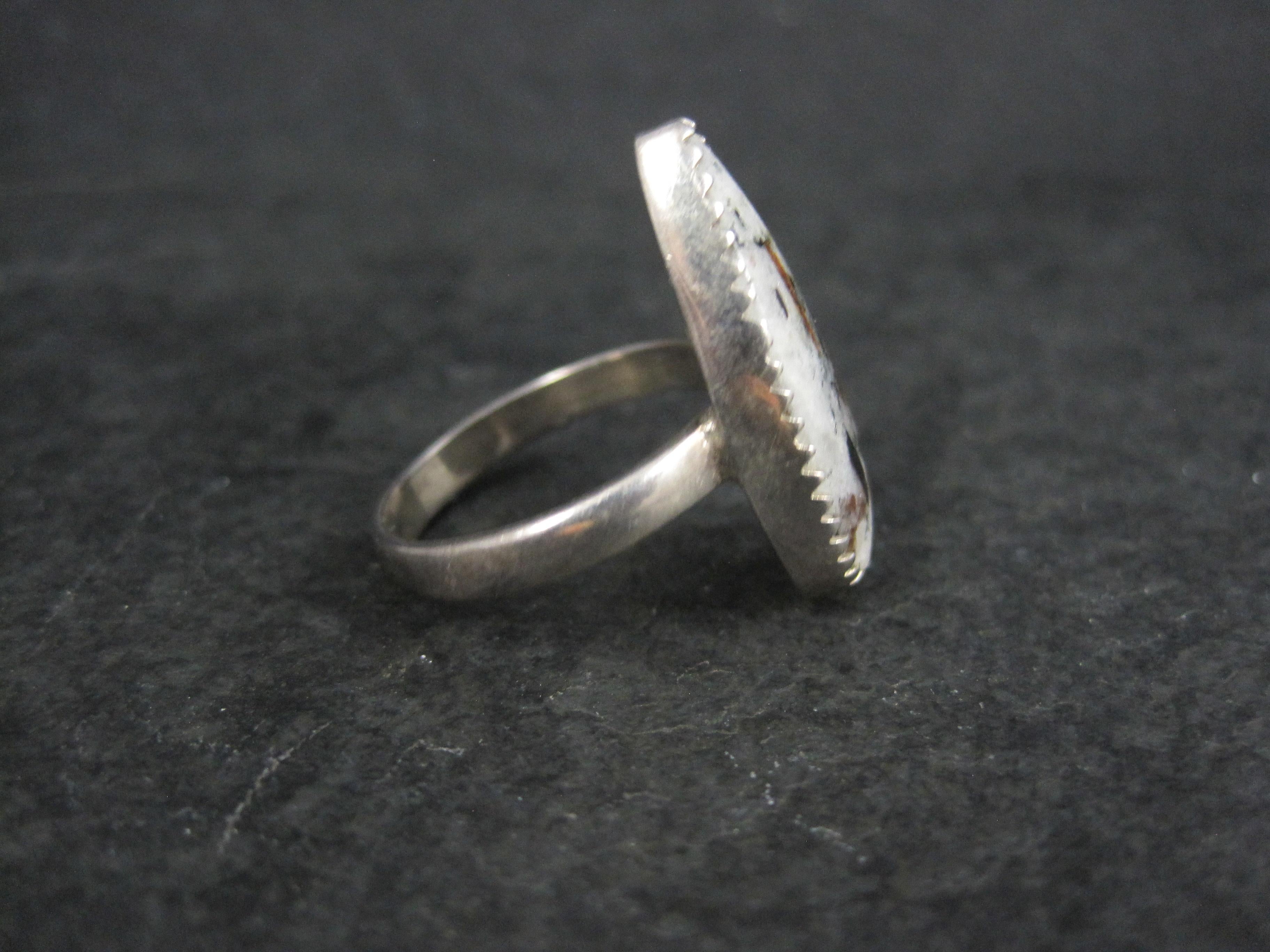 Bague simple en sterling Astrophylite Taille 8 Neuf - En vente à Webster, SD