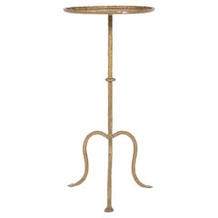 Simple Spanish Forged Iron Martini Table