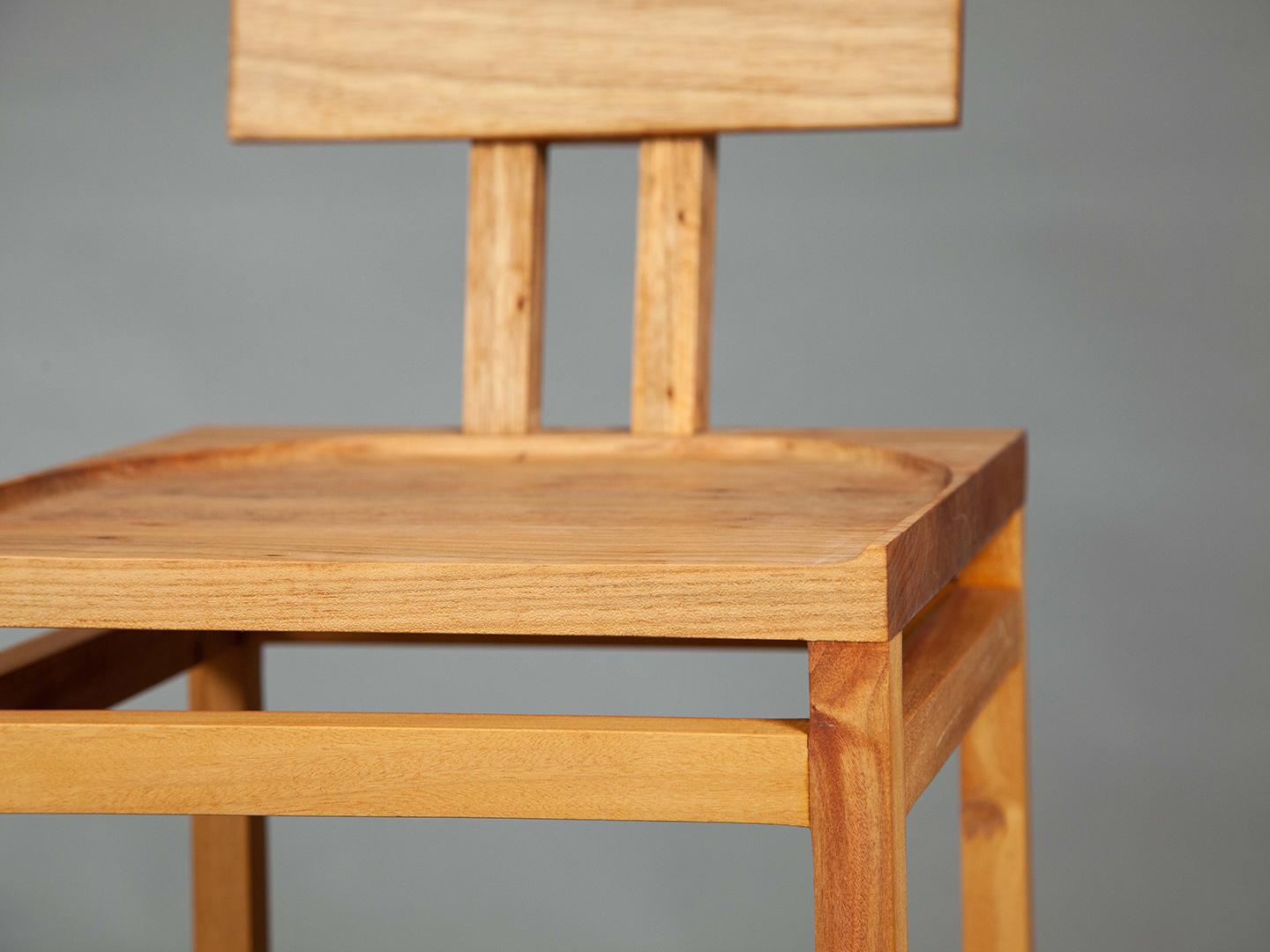 The Simple Stools. Brazilian Solid Wood Design by Amilcar Oliveira For Sale 4