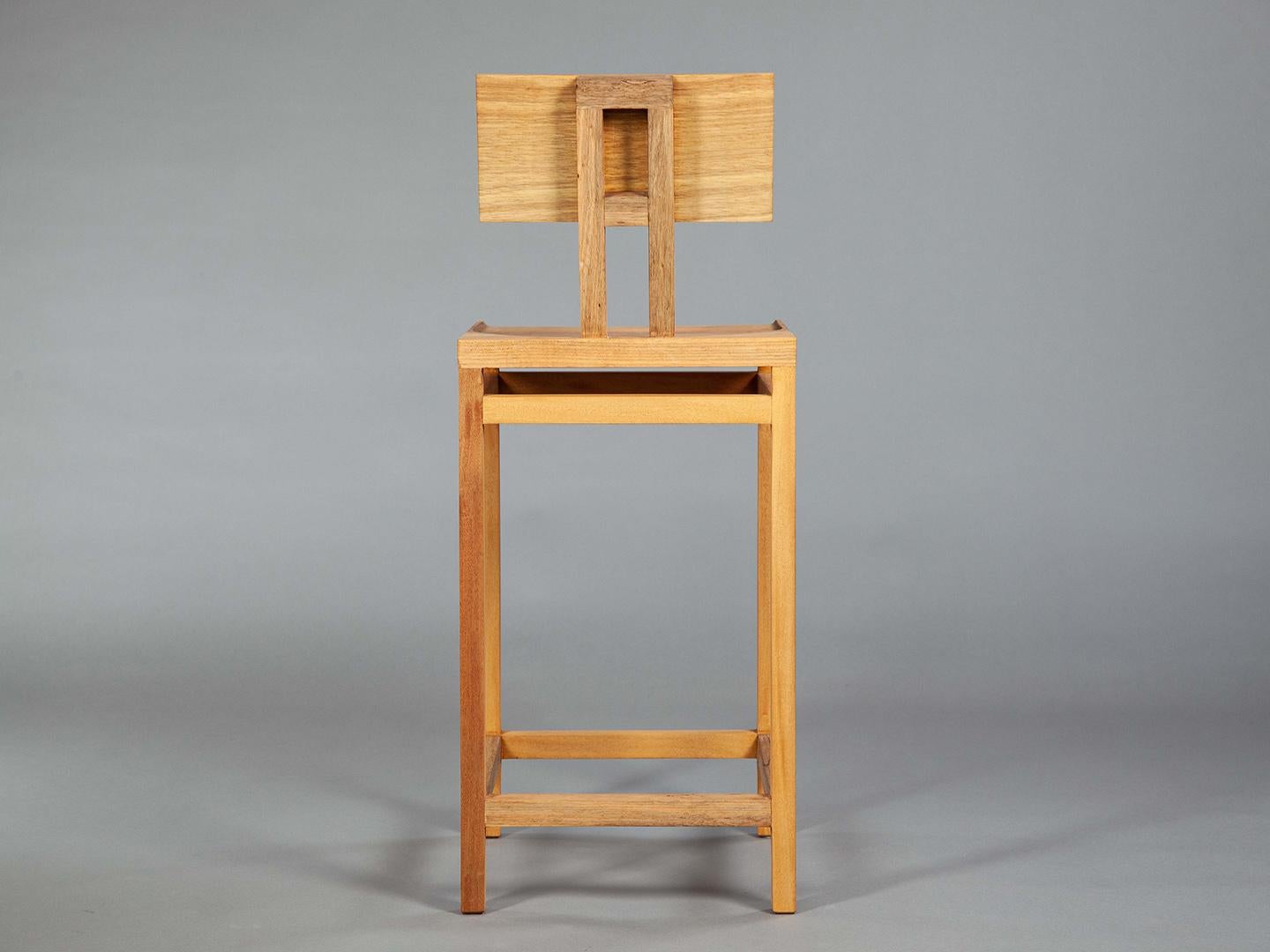 The Simple Stools. Brazilian Solid Wood Design by Amilcar Oliveira For Sale 12