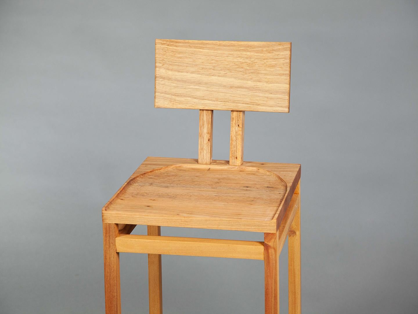 Modern The Simple Stools. Brazilian Solid Wood Design by Amilcar Oliveira For Sale