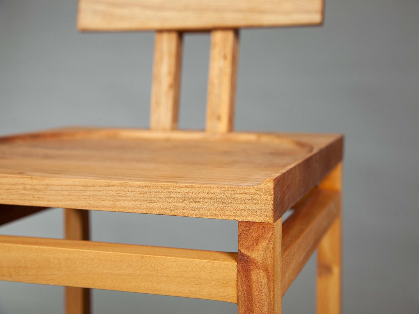 Contemporary The Simple Stools. Brazilian Solid Wood Design by Amilcar Oliveira For Sale