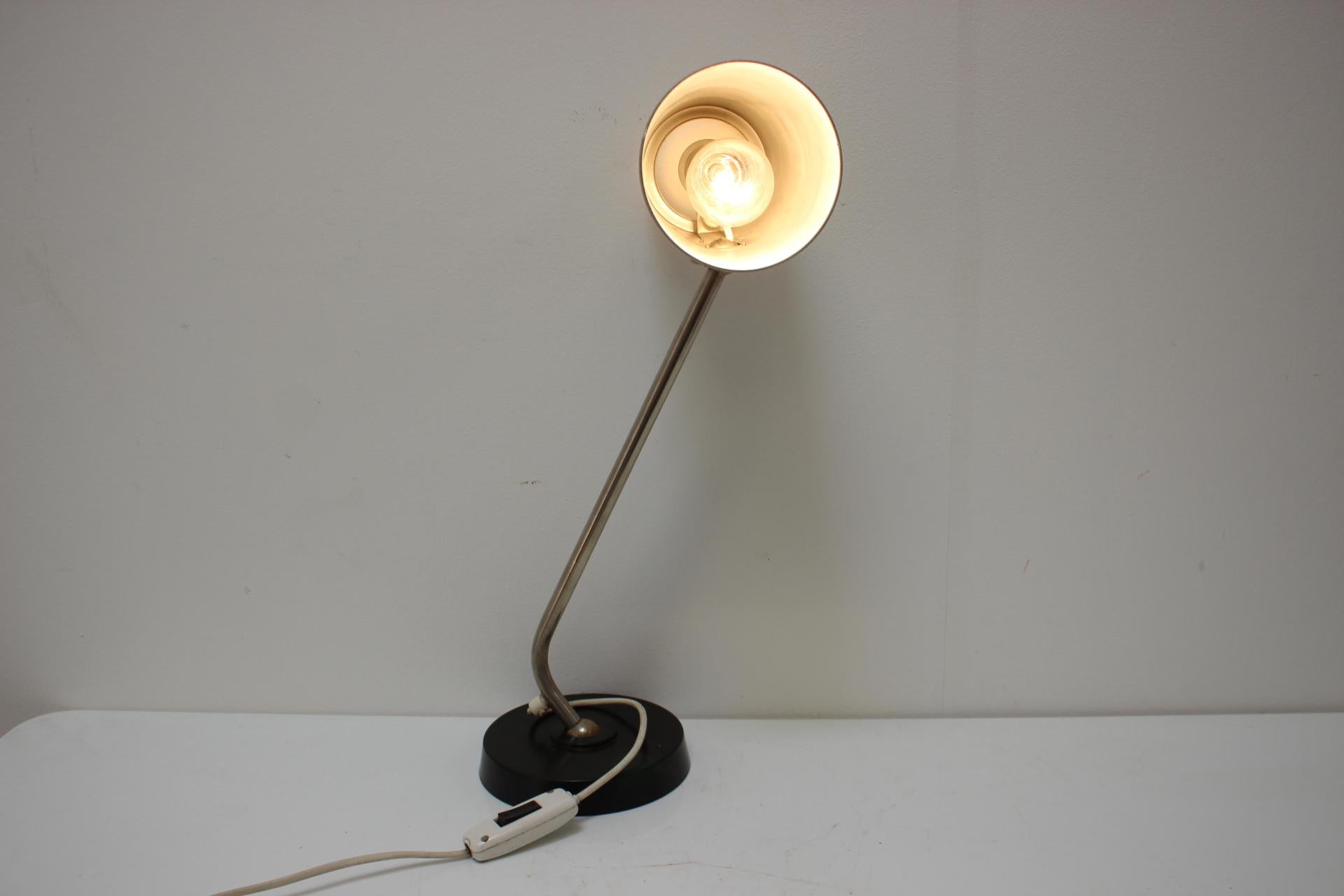 Simple Table Lamp, 1960's, Czechoslovakia For Sale 2