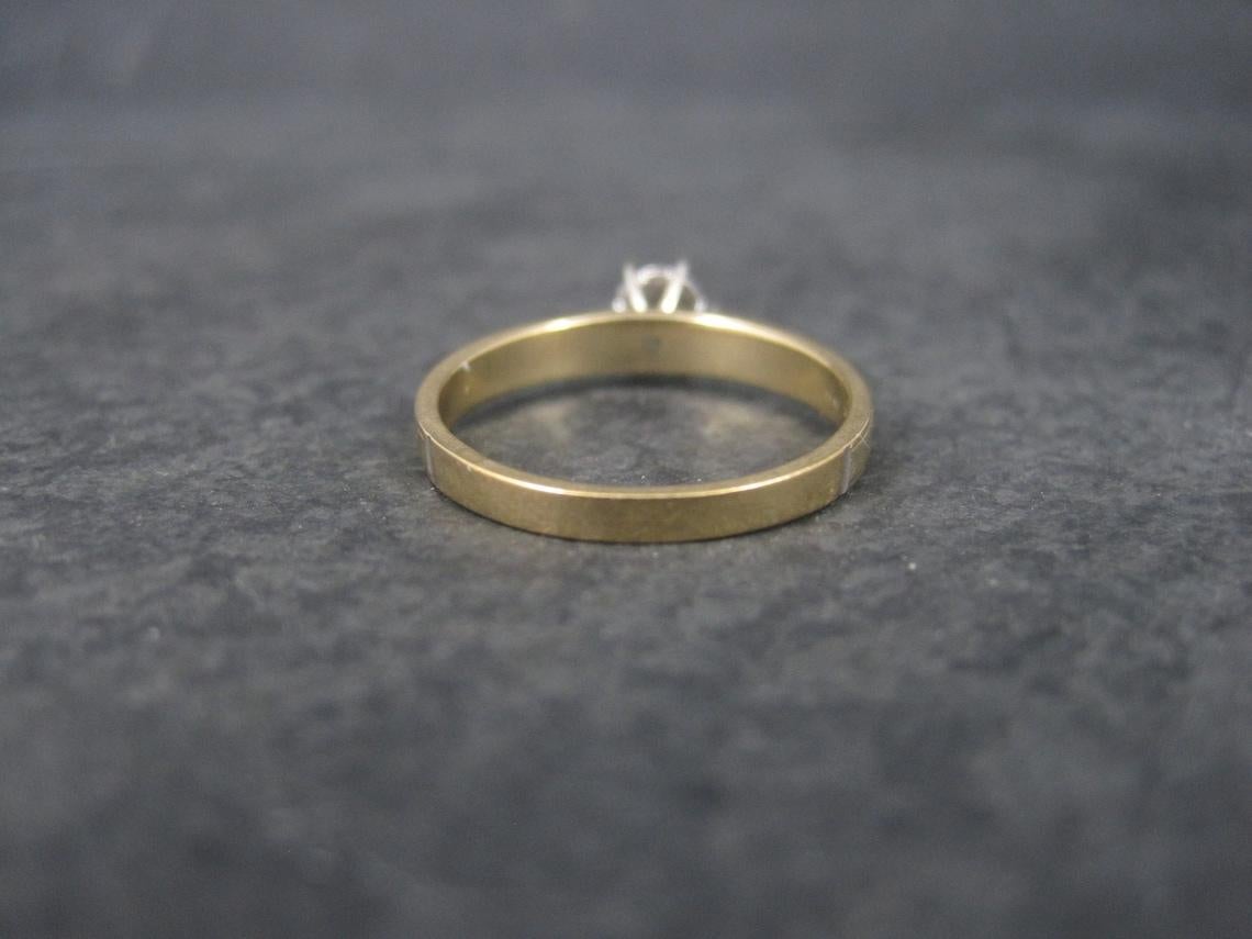simple vintage engagement ring