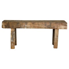 Simple Vintage Wood Workbench