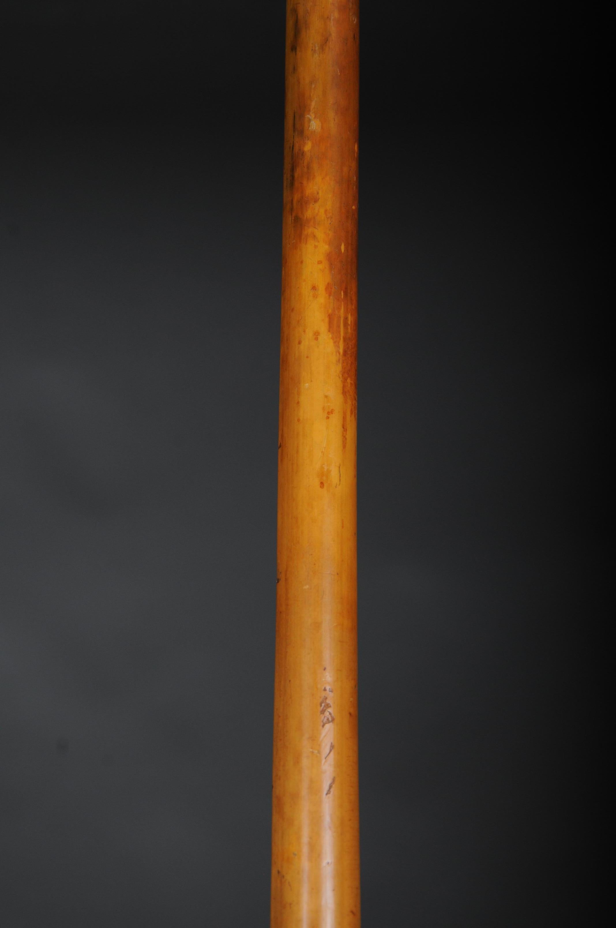Early 20th Century Simple Walking Stick / Promenade Stick 800 Silver, Birch For Sale