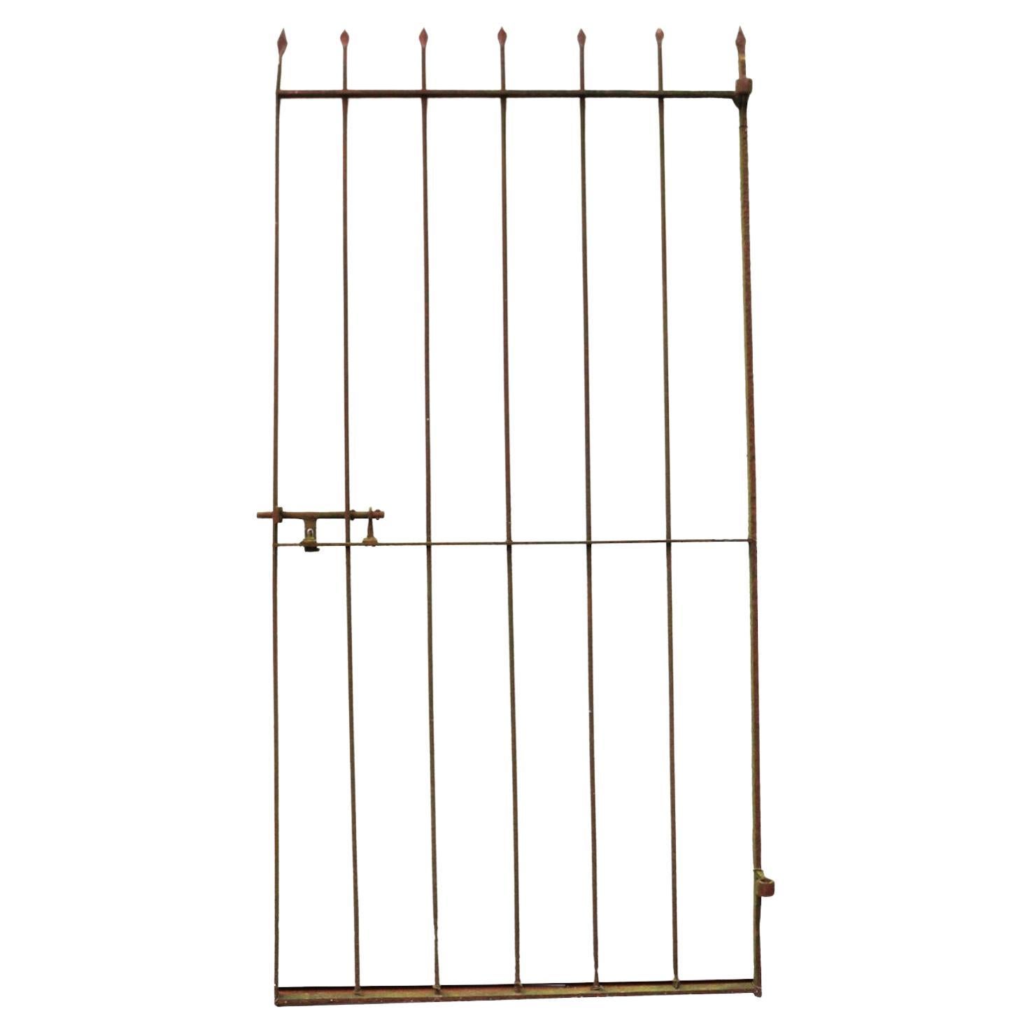 Simple Wrought Iron Side Gate For Sale