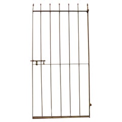 Simple Wrought Iron Side Gate