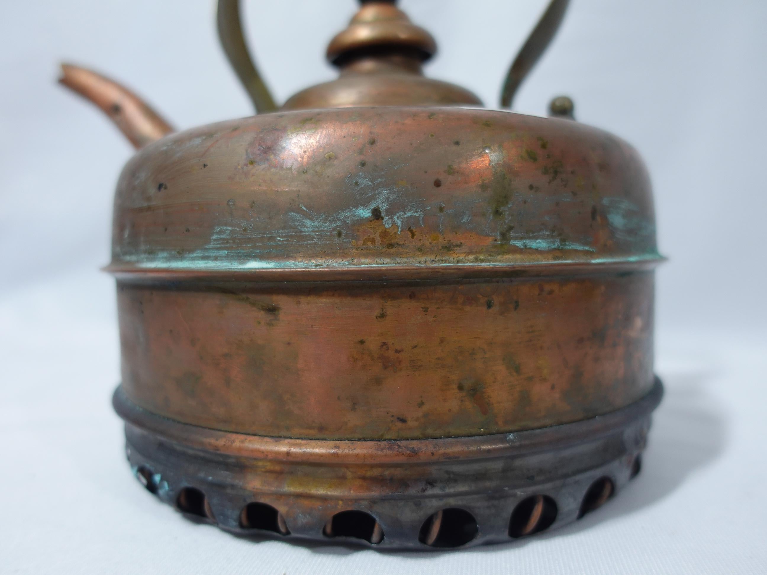 English Simplex Buckingham by Newey & Bloomer Copper Rapid Boil Tea Kettle, TC#03 For Sale