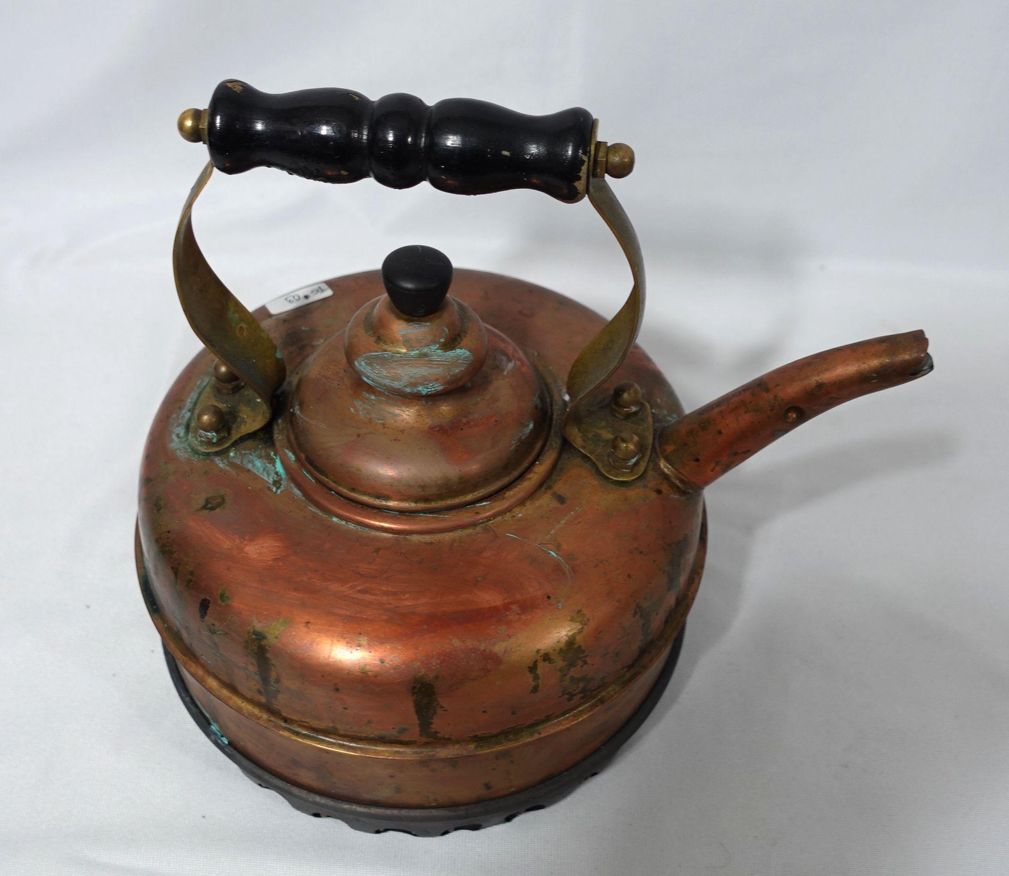 20th Century Simplex Buckingham by Newey & Bloomer Copper Rapid Boil Tea Kettle, TC#03 For Sale
