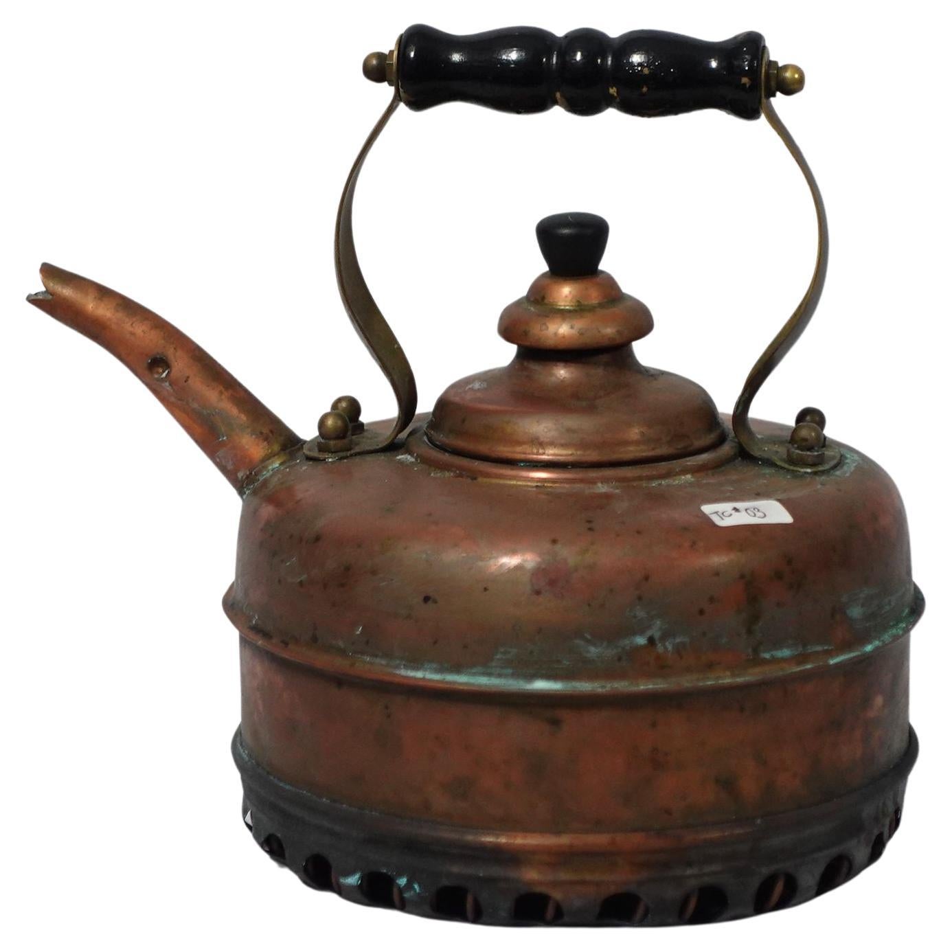 Simplex Buckingham by Newey & Bloomer Copper Rapid Boil Tea Kettle, TC#03 For Sale