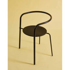 Simplex Chair in Cement Grey Stained Beech Wood by Oscar Tusquets