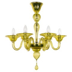 Lampadario Simplicissimus Murano 6 bracci Citron di Multiforme