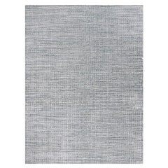 Simplicity Comfort Blue Beige Hand Loomed Rug 12'7 X 13'