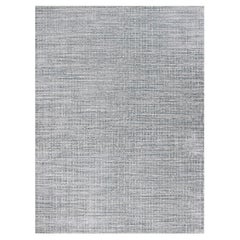 Simplicity Comfort Blue Beige Hand Loomed Rug 12'7 X 13'
