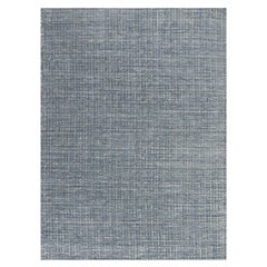 Simplicity Comfort Blue Gray Contemporary Handwoven Area Rug (tapis tissé à la main)  10' x 14'
