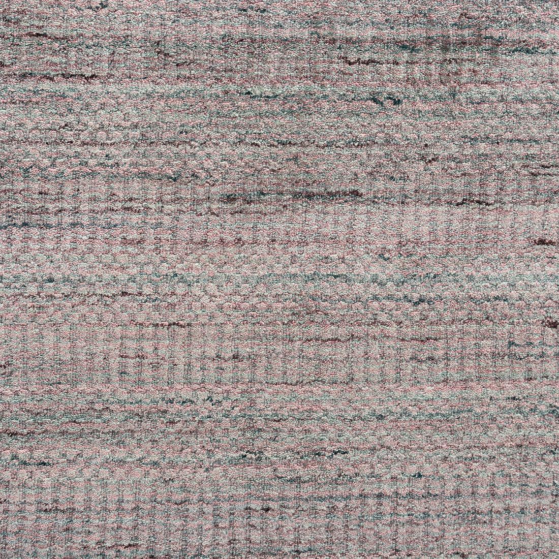 Hand-Woven Simplicity Comfort Pink Turquoise Contemporary Handwoven Rug  9'2 x 12' For Sale