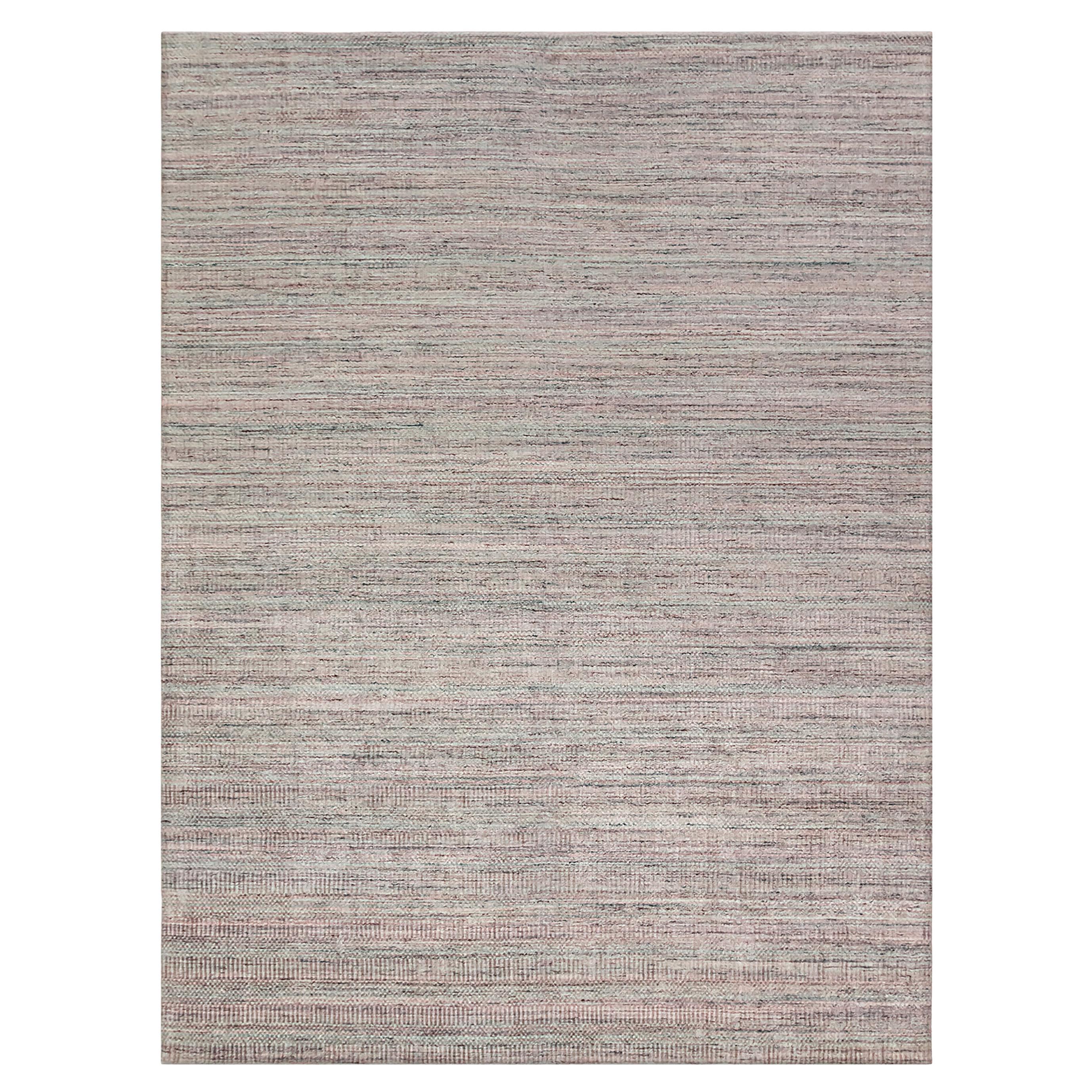 Tappeto Simplicity Comfort Rosa Turchese Contemporaneo Tessuto a Mano