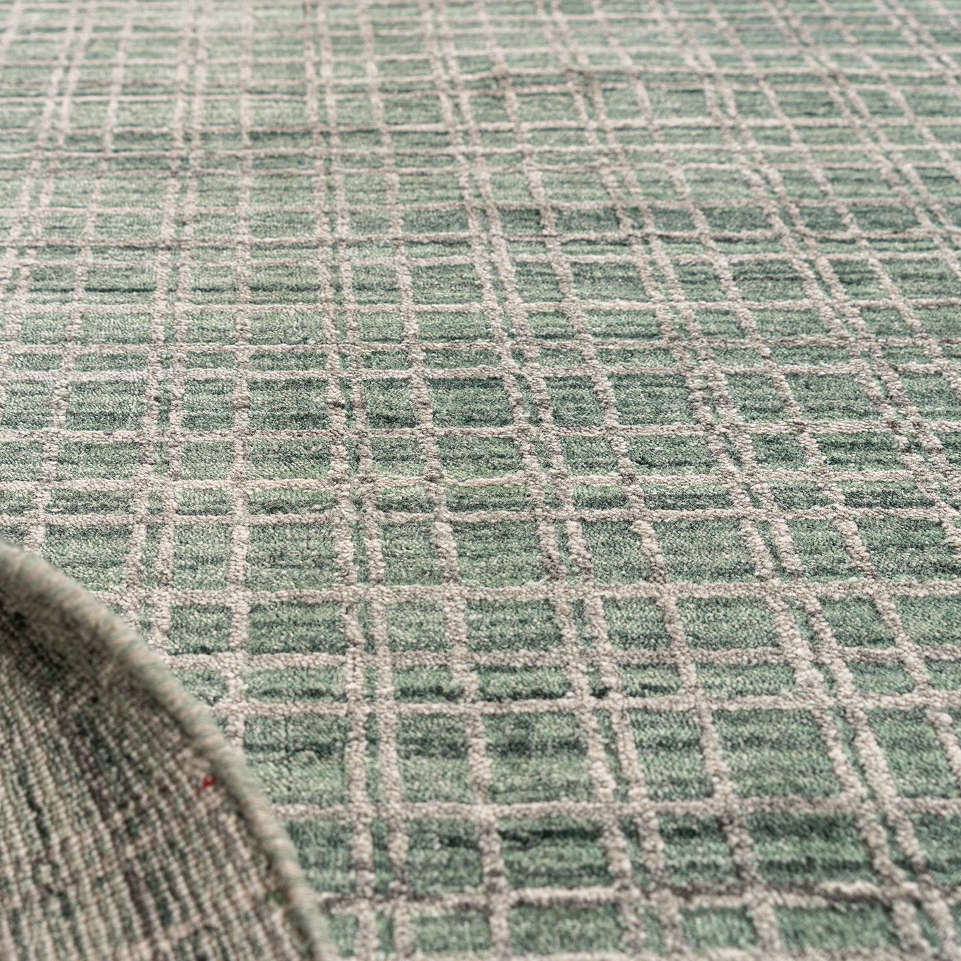 XXIe siècle et contemporain Simplicité et confort vert sarcelle-vert 8'9 x 11'9 en vente