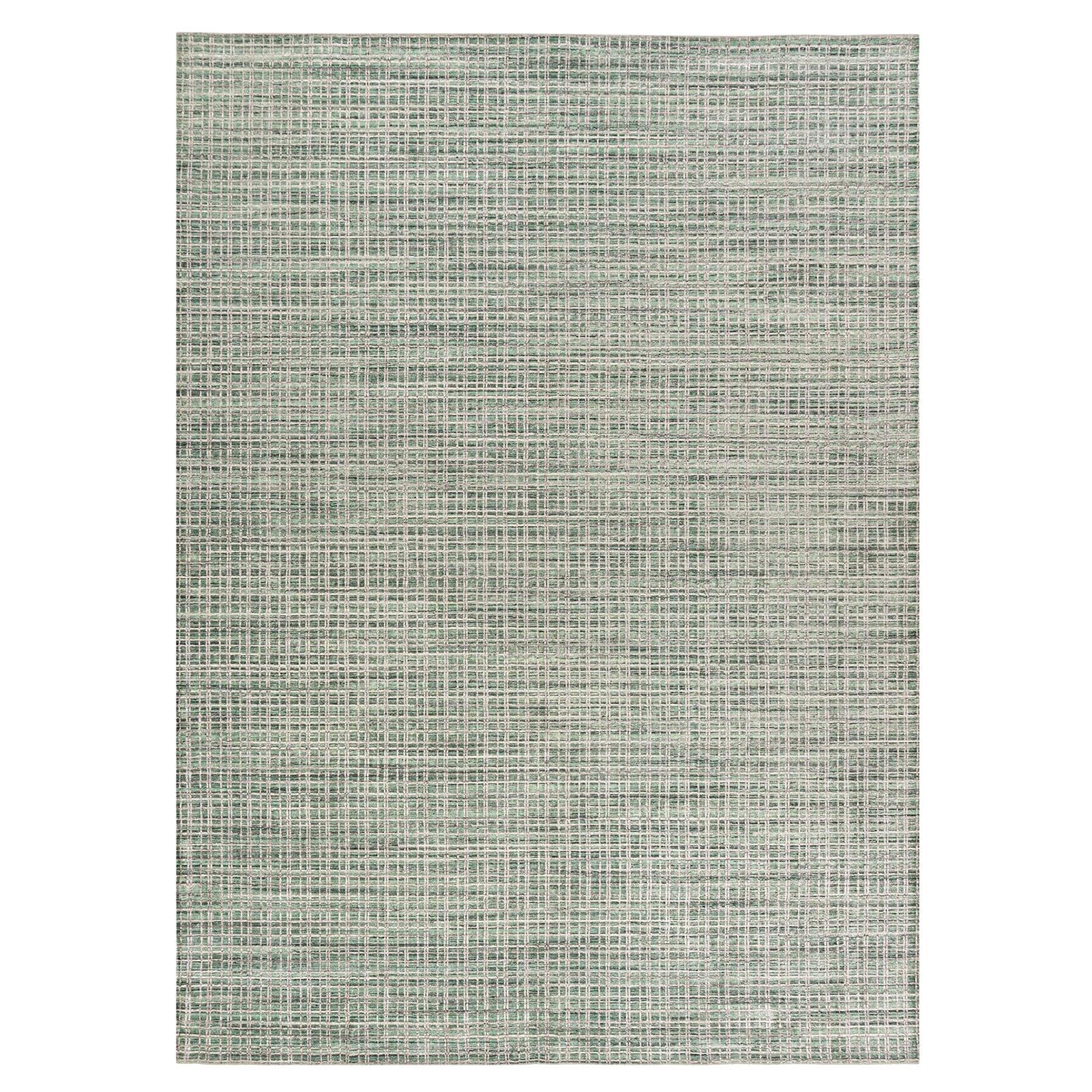 Simplicité et confort vert sarcelle-vert 8'9 x 11'9 en vente