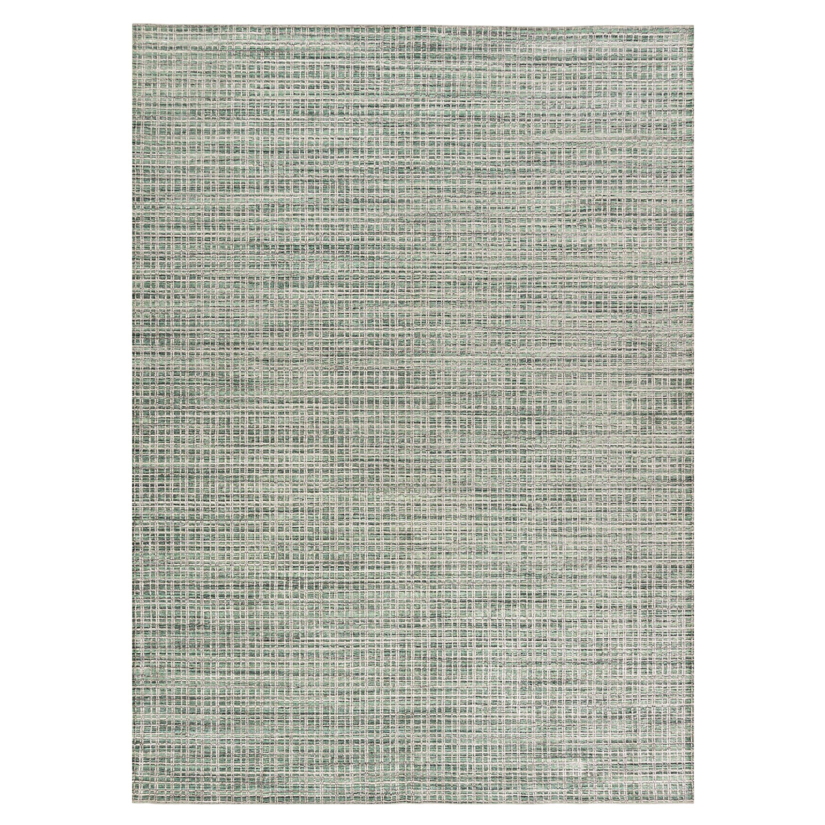 Simplicité et confort vert sarcelle-vert 8'9 x 11'9 en vente