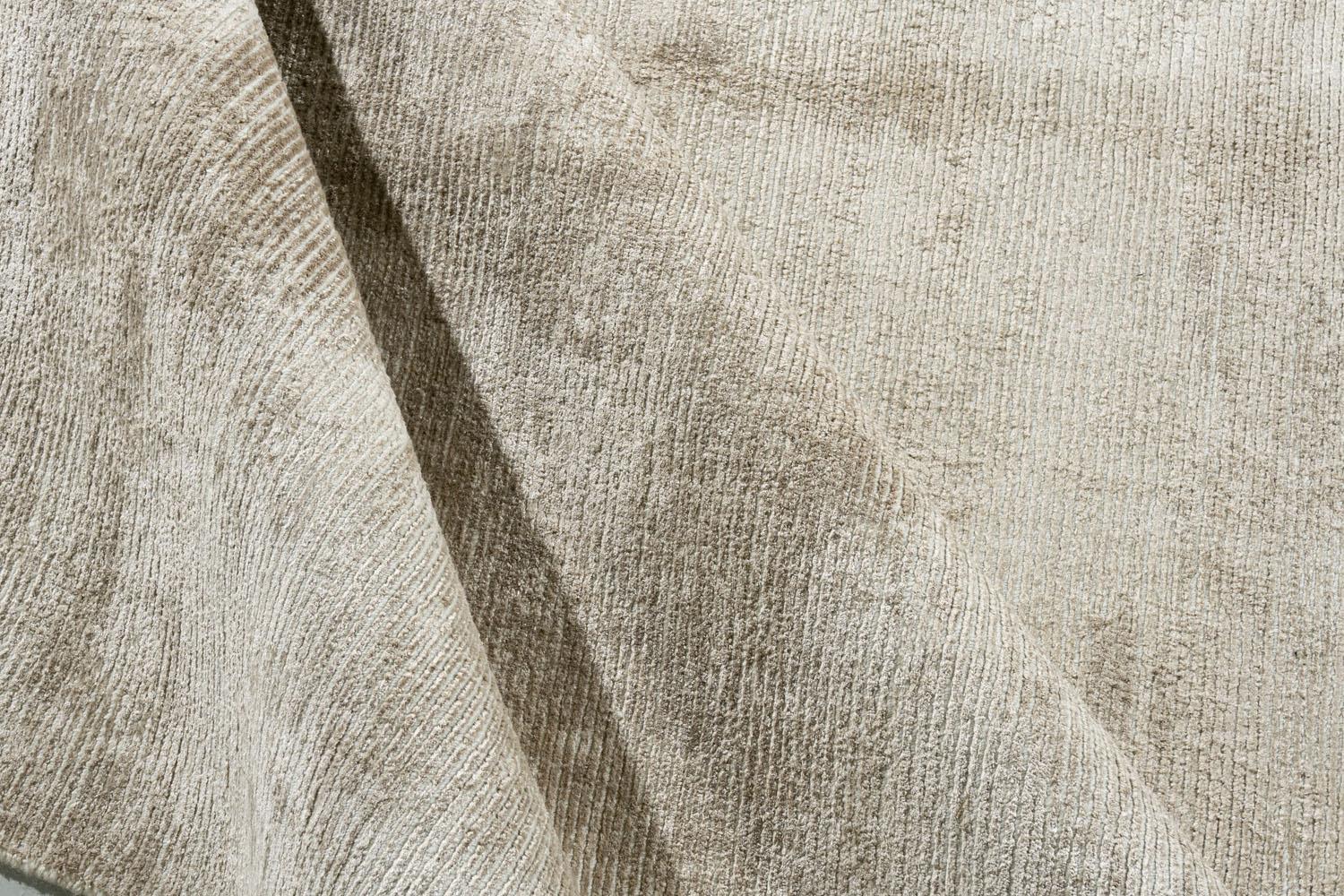 Indiano Tappeto Simplicity Contemporary Taupe-Ivory  9' x 12' in vendita