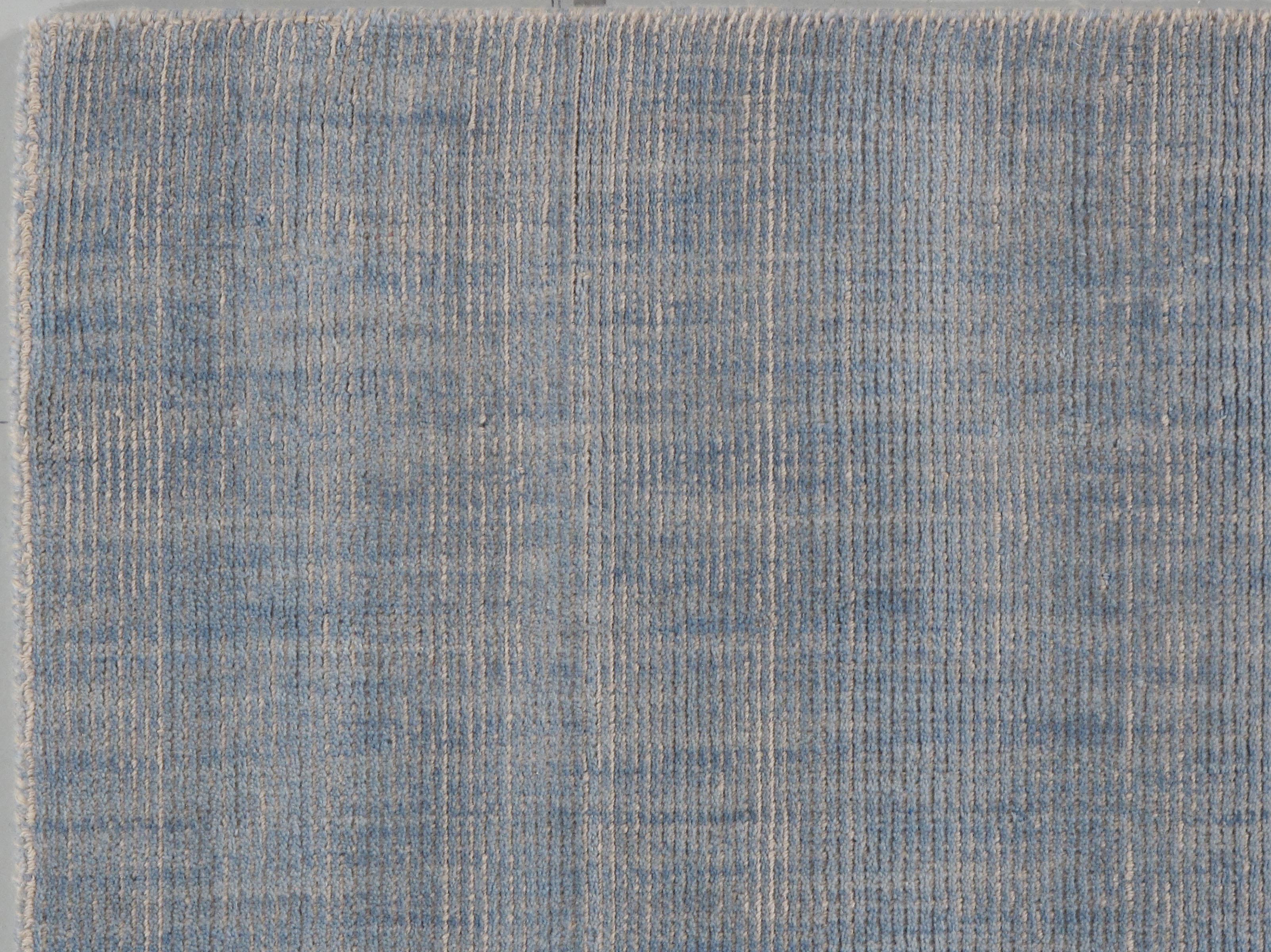 Simplicity Polo Blue New Contemporary Rug  8' x 10' In New Condition In New York, NY