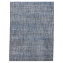 Simplicity Polo Blue New Contemporary Rug  8' x 10'