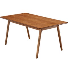 Simplistic Dining Table in Teak and Oak