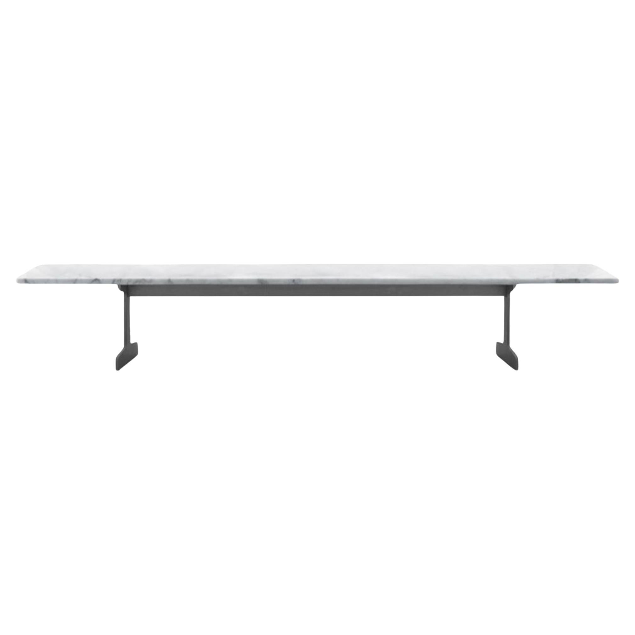 Simplon coffee Table in Carrara Marble Top by Jasper Morrison for Cappellini For Sale