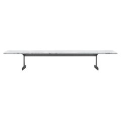 Simplon coffee Table in Carrara Marble Top by Jasper Morrison for Cappellini