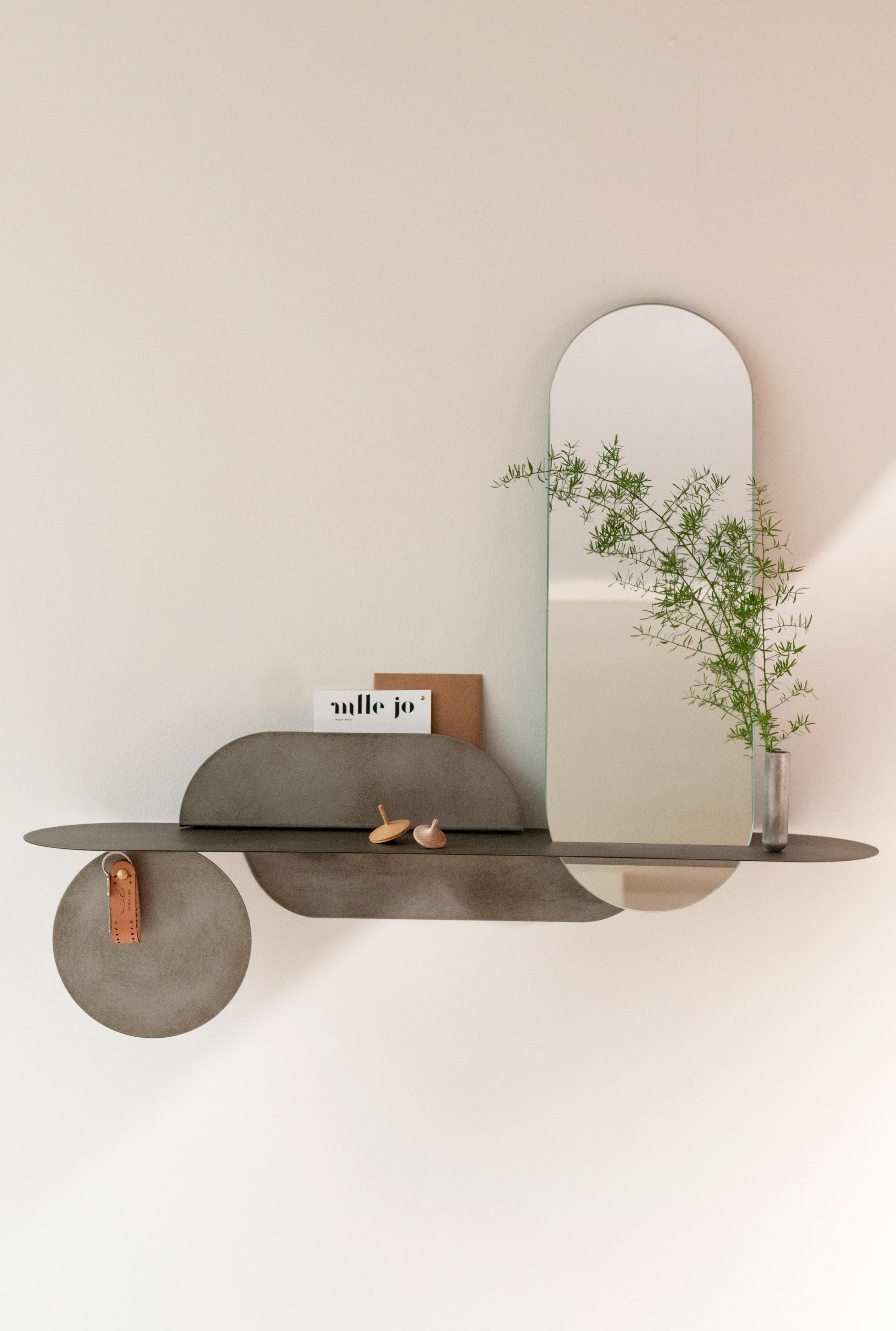 Other Simply Foggy Shelf With Mirror by Mademoiselle Jo For Sale