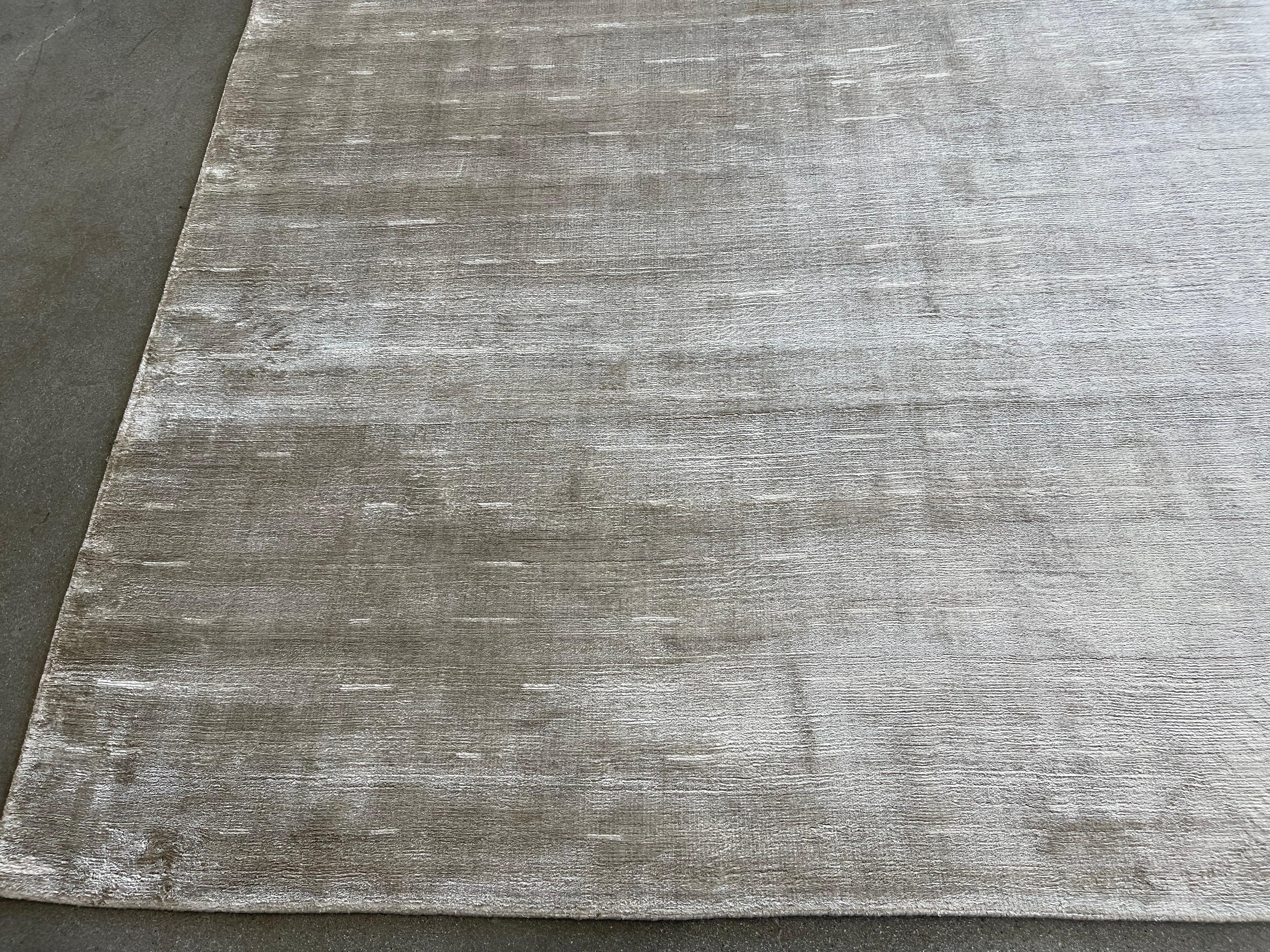 Bamboo Simply Luxe Taupe Area Rug For Sale