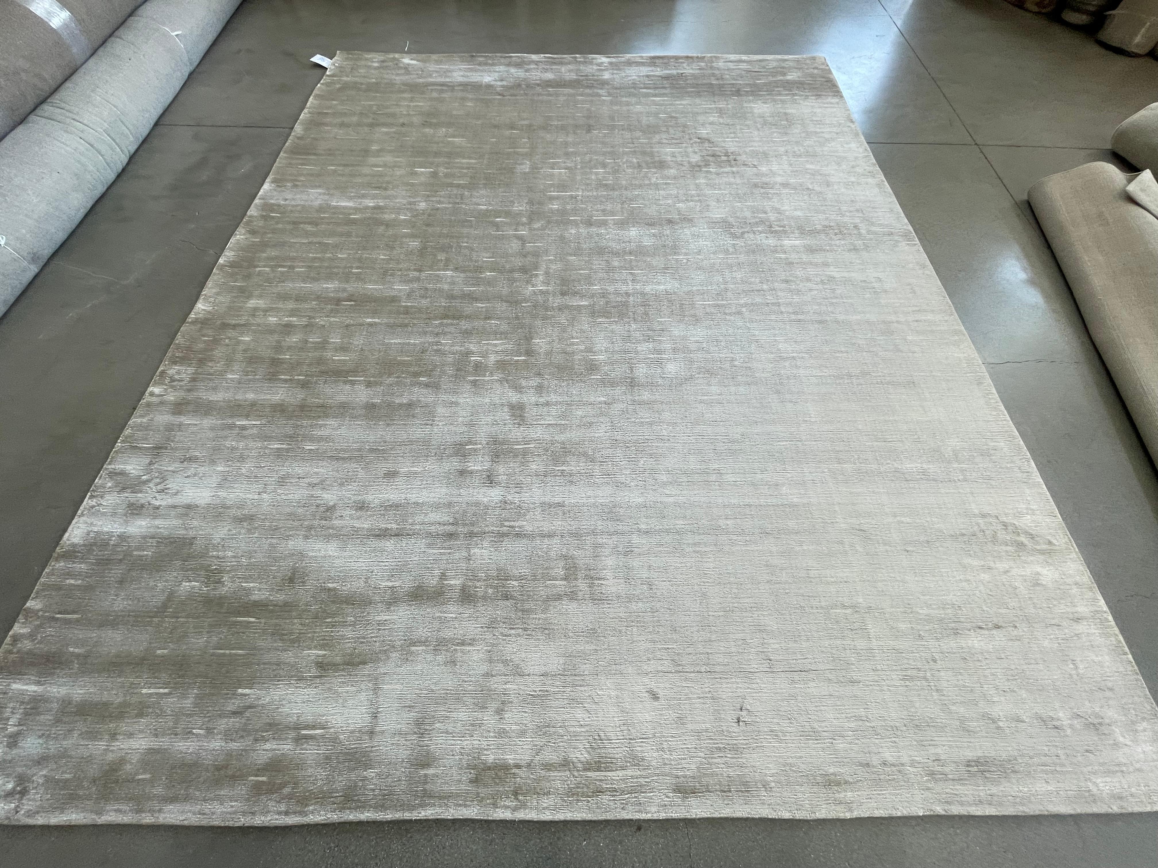 Simply Luxe Taupe Area Rug For Sale 2