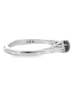 Simply Tacori 2654 East West Marquise Shaped Black Onyx Ring in 18K White Gold