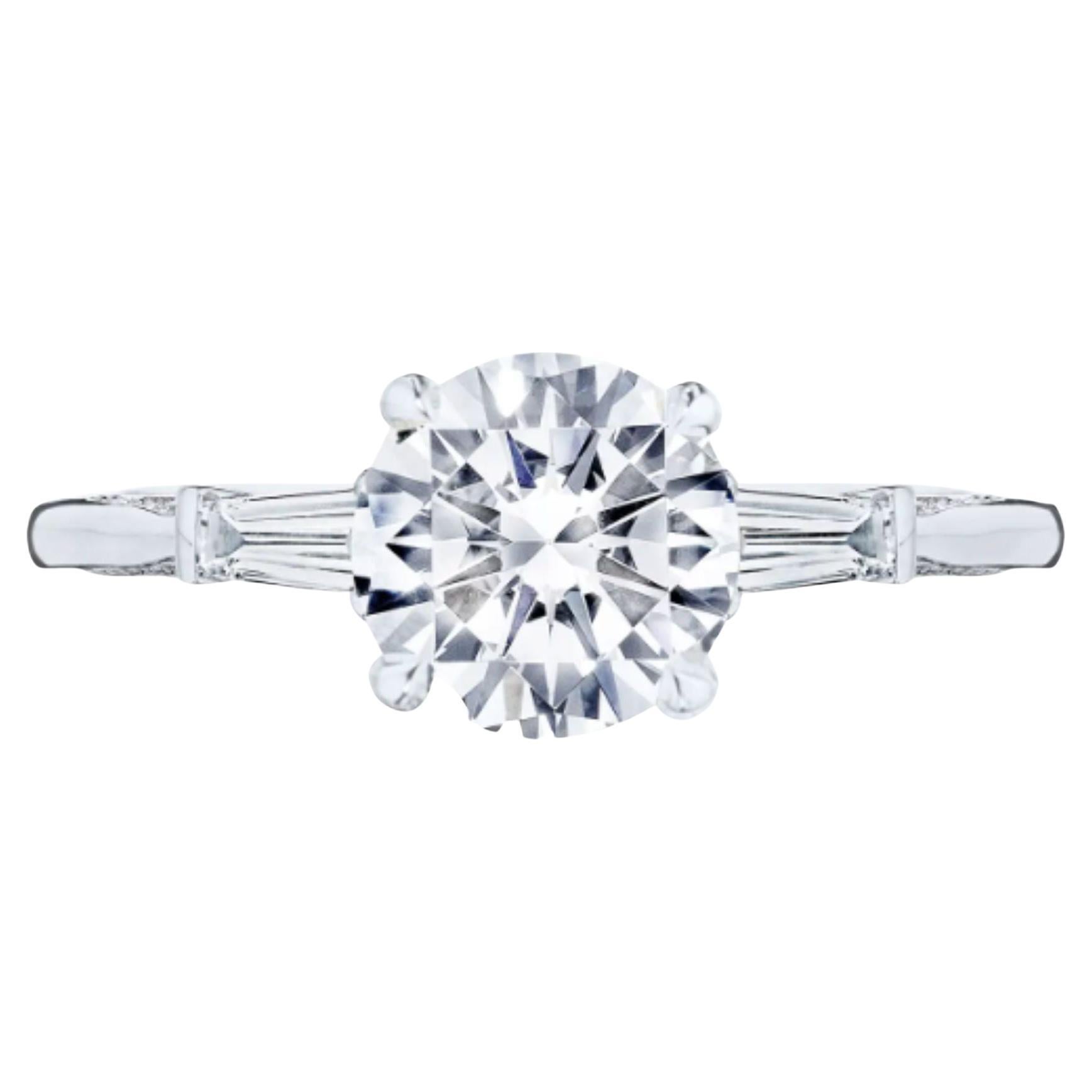 Simply Tacori Diamond Engagement Ring Mounting in 18k Gold