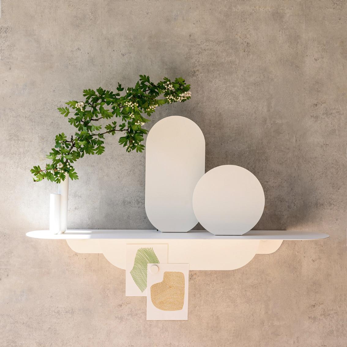 Simply White Shelf by Mademoiselle Jo In New Condition For Sale In Geneve, CH