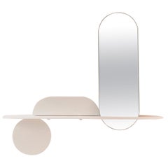 Scaffale Simply White con specchio di Mademoiselle Jo