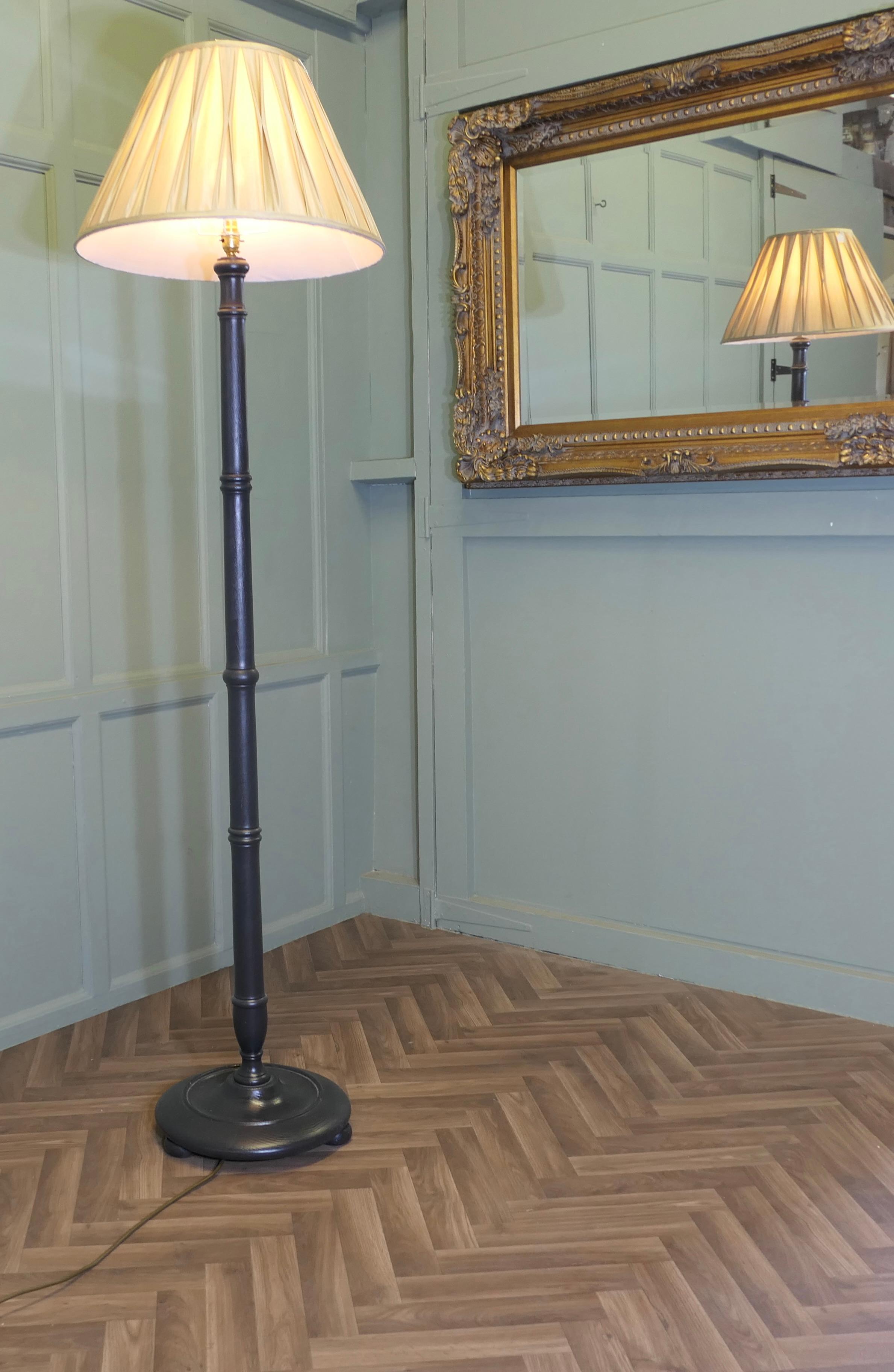 Art déco Parquet en simili-bambou  Lampe     Une pièce très attrayante en vente