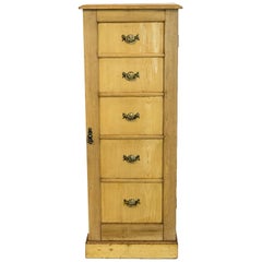 Used Simulated Five-Drawer Tall Cabinet