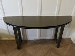 Simulated Marble Oval Table Painted by Graham Carr   A rare and unusual piece