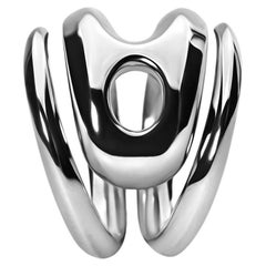  Sinned Silver Coil Ring (anneau en forme de serpentin)