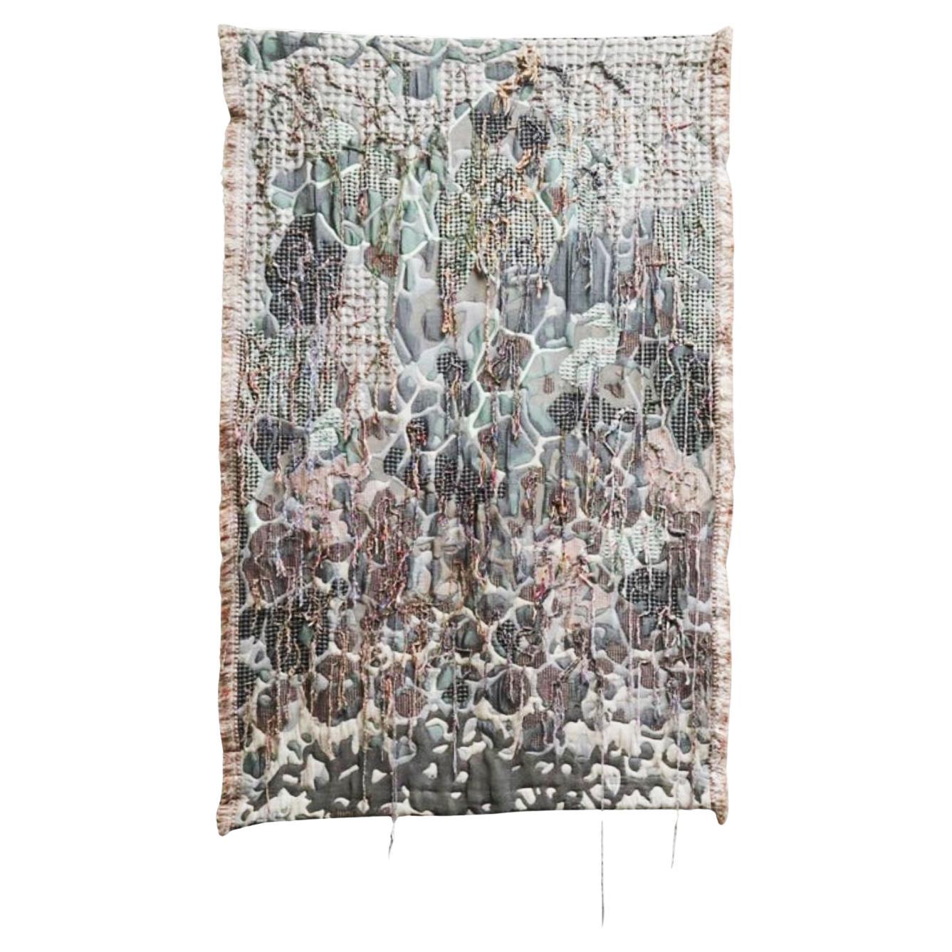 Sina Dyks Tapisserie d'art contemporain 175 x 255 cm